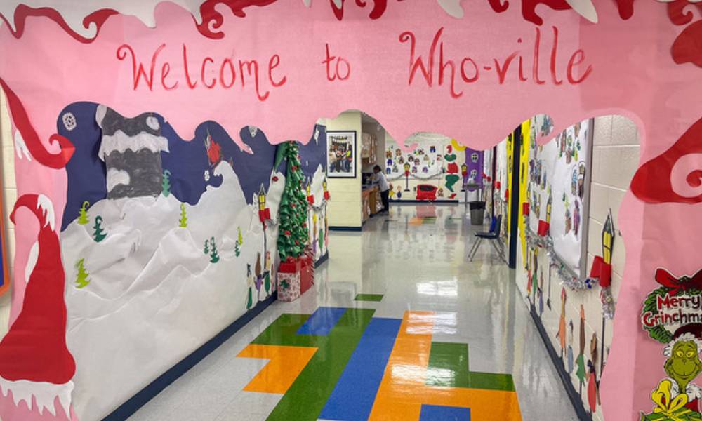 Fayetteville Elem. becomes a Winter Wonderland