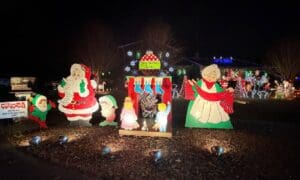 Holiday Light Displays Shine Across Fayette County