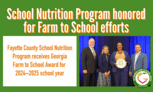 School Nutrition Program honored with Georgia Fa...