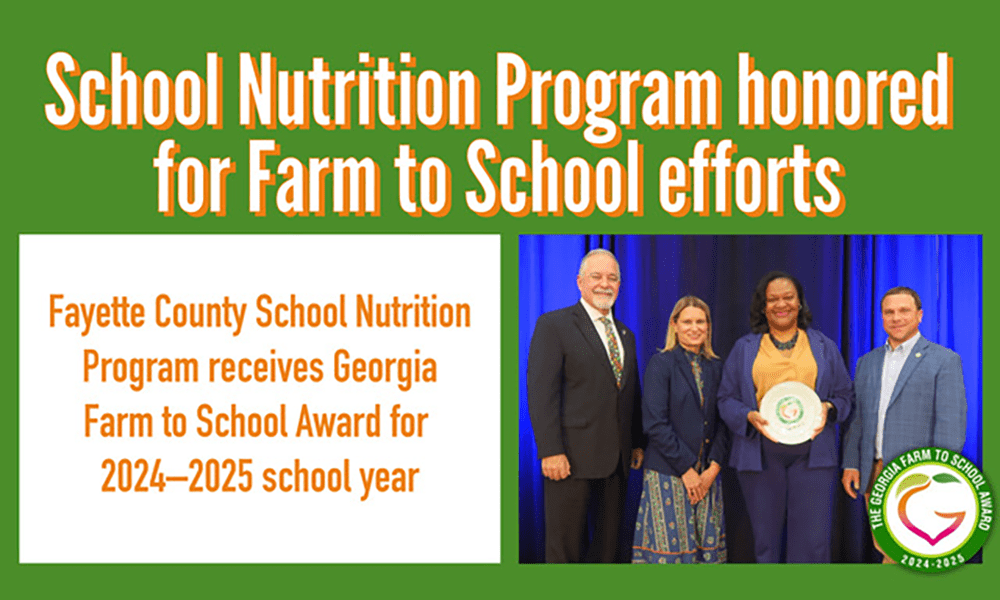 School Nutrition Program honored with Georgia Farm to School Award