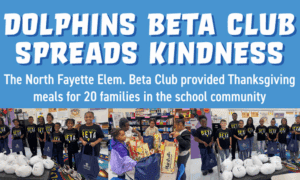 North Fayette Elem. Beta Club spreads Thanksgivi...