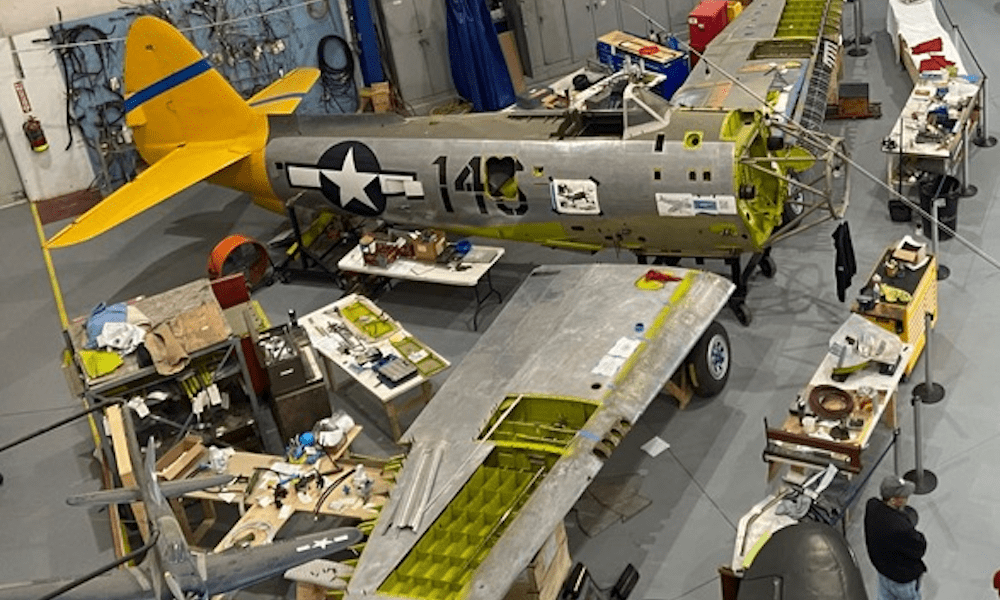 Airbase Georgia Invites Support for P-47 Thunderbolt Restoration Featured on the Georgia WWII Heritage Trail
