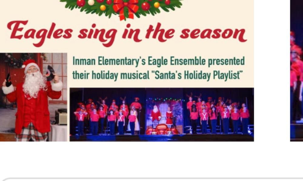 Inman Elem. sings in season with ‘Santa’s Holiday Playlist’