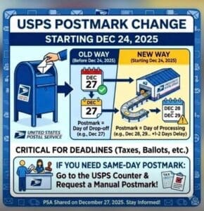 USPS Changes How Mail Receives Postmarks | The Citizen