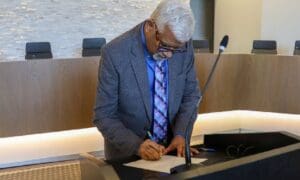 New Fayetteville City Council Member Emmett Spur...