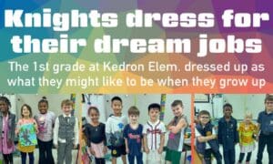 Kedron dresses up for their dream jobs