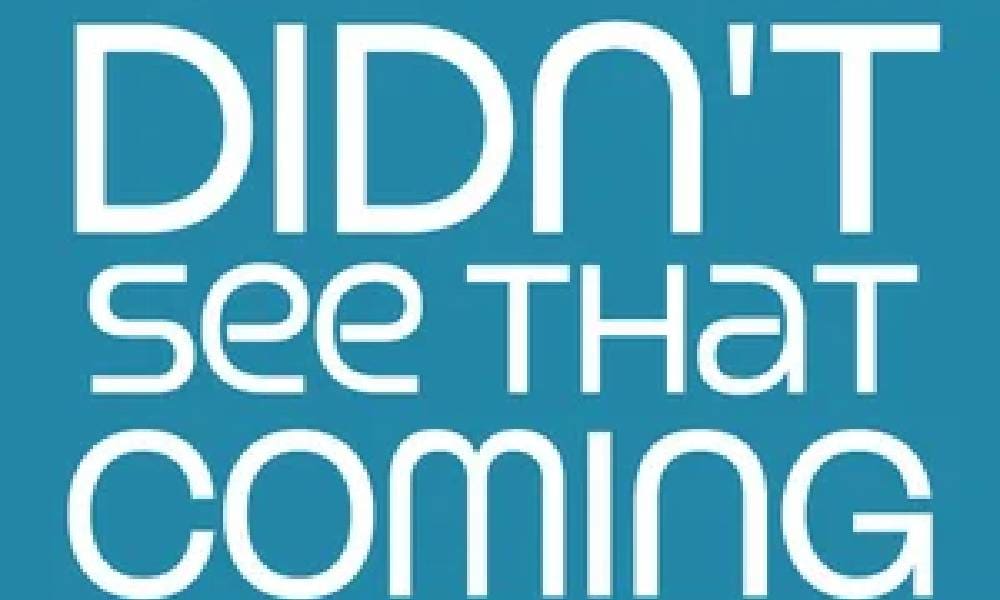 DIDN’T SEE THAT COMING continues through February 22 at NEWNAN THEATRE COMPANY