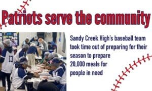 Sandy Creek baseball serves community
