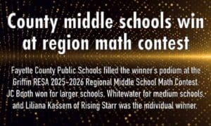 Fayette County schools win at region middle scho...