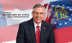Republican Secretary of State Brad Raffensperger...