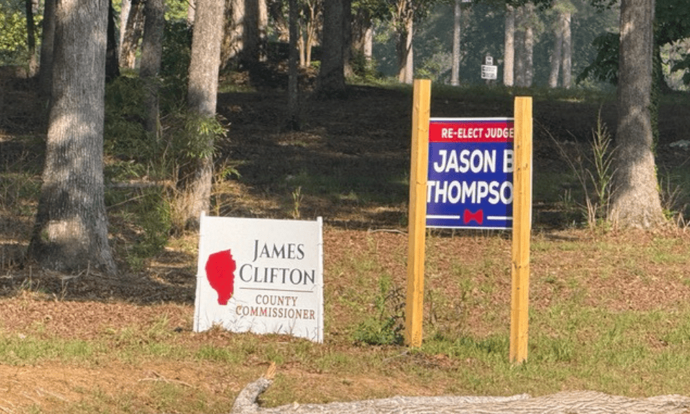 Clifton Campaign Sign Removed After Fayette Citizen Raises Concerns