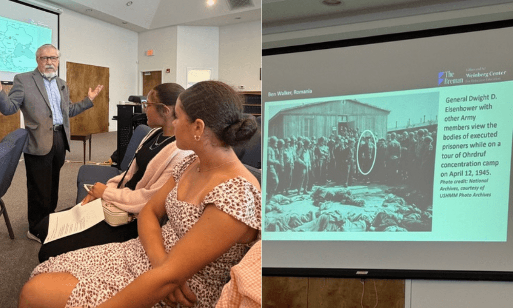 Congregation B’nai Israel Marks Holocaust Remembrance Day with Survivor’s Story, Call to Action