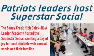 Sandy Creek leaders host Superstar Social