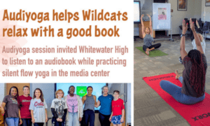 Audiyoga lets Whitewater relax with a good book