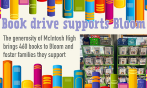 McIntosh book drive supports Bloom