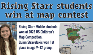 Rising Starr students win in map contest