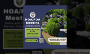 Fayetteville to host May 30 HOA/POA City Meeting...
