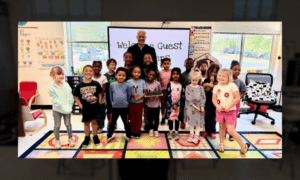Judge David Moore Visits Cleveland Elementary St...