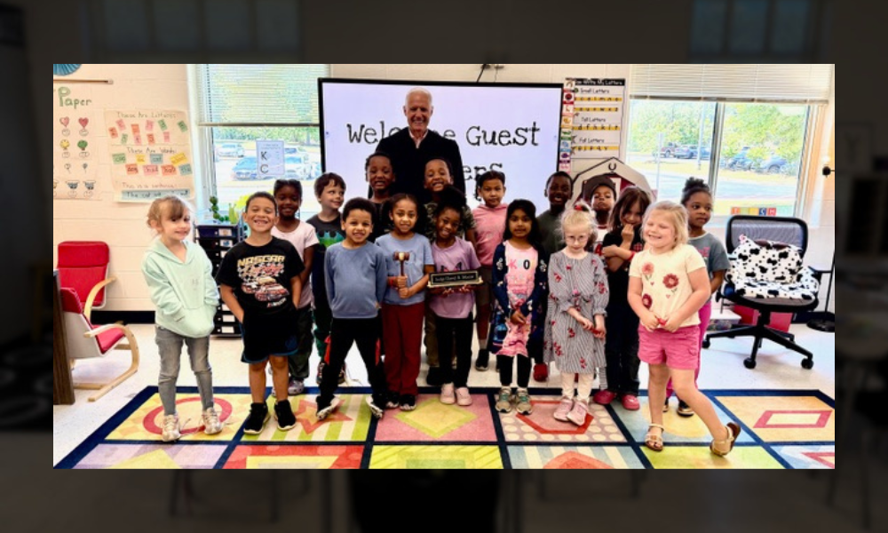 Judge David Moore Visits Cleveland Elementary Students