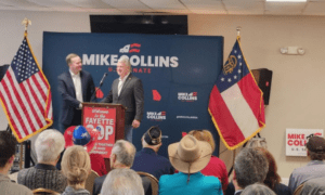 Brian Jack Endorses Mike Collins Before Packed F...