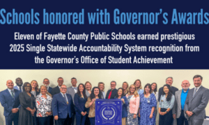 Fayette schools honored with Governor’s Awards