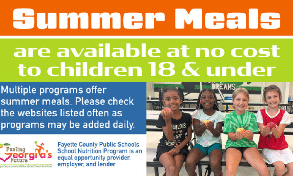 Free summer meals for kids & teens