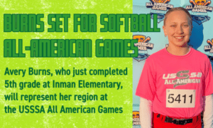 Burns Picked for Softball All-American Games