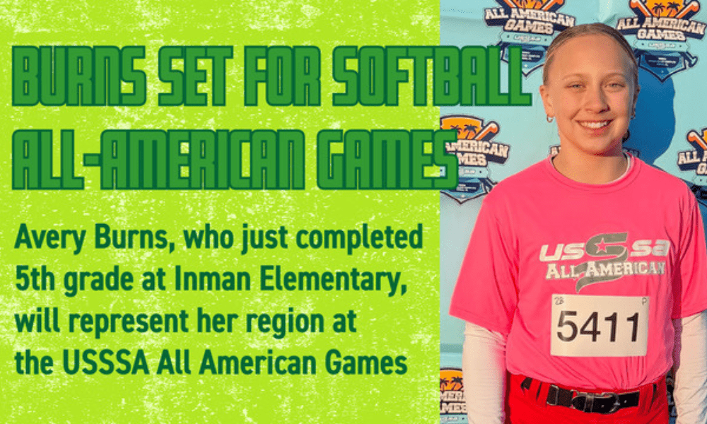 Burns Picked for Softball All-American Games