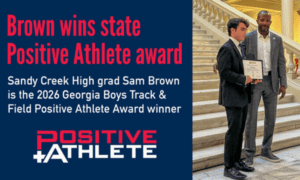 Sandy Creek’s Brown wins Positive Athlete award