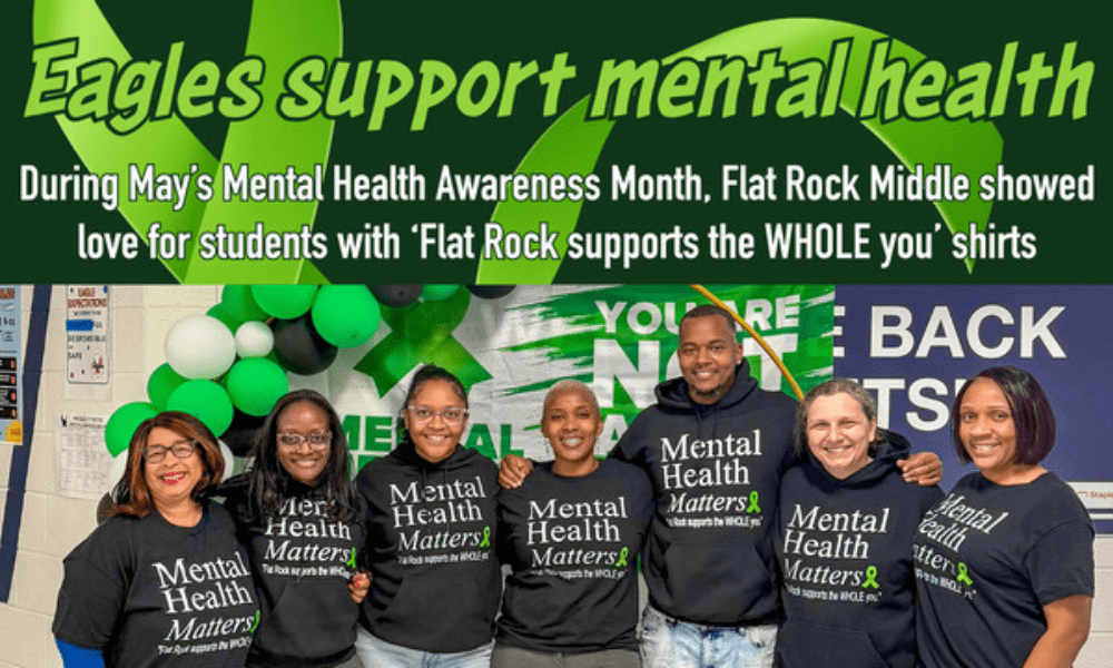 Flat Rock Middle supports mental health