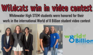 Whitewater High students win in video contest