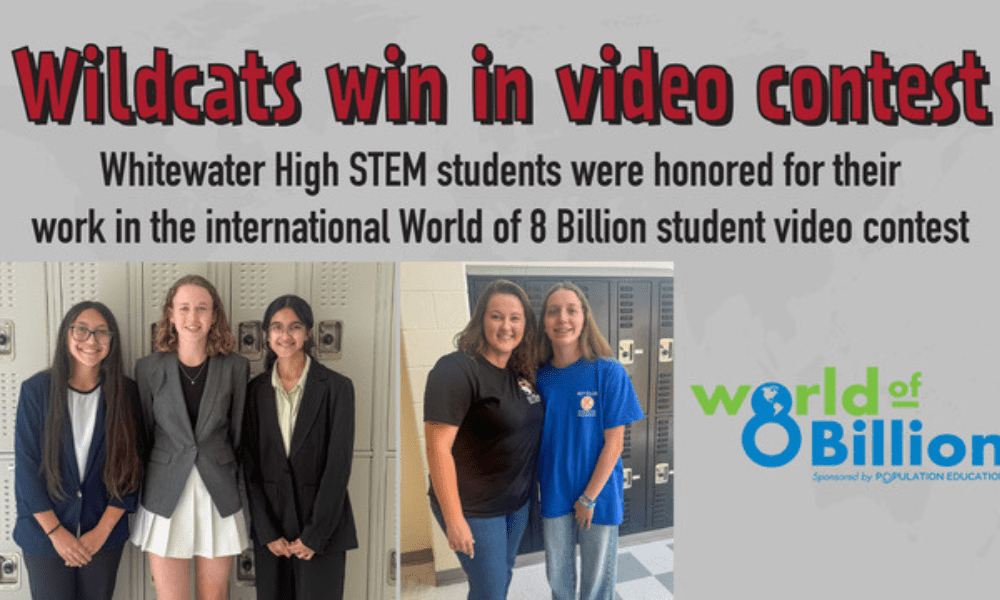 Whitewater High students win in video contest