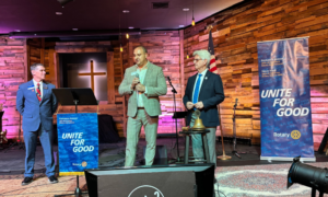 Rotary International President Makes Historic Vi...