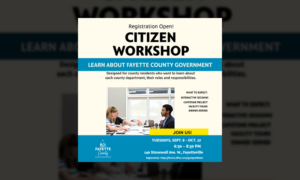 Fayette County Invites you to Citizen Workshop S...