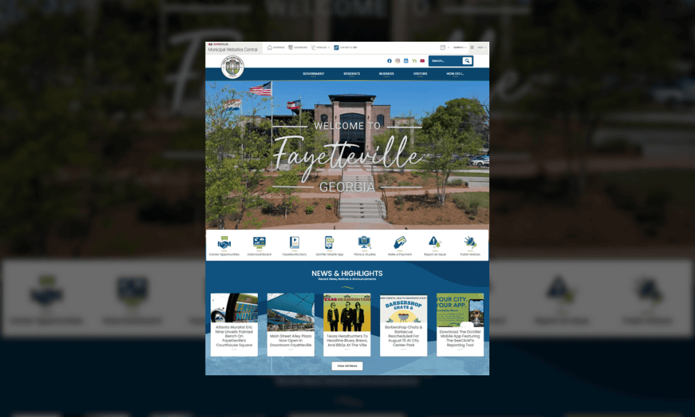 City Launches Redesigned Website to Improve User Experience and Tell Fayetteville’s Story