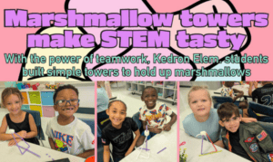 Marshmallow towers make STEM tasty at Kedron