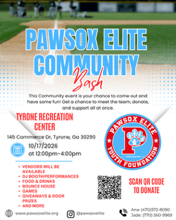 PawSox Elite Event Flyer