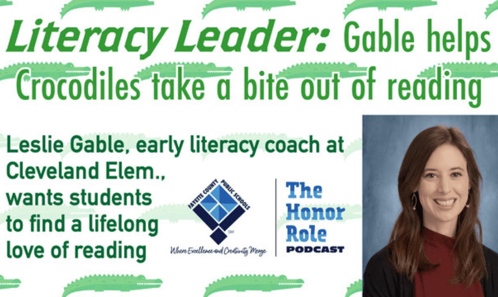 Citizen of the Week and Literacy Leader: Gable helps Crocs take a bite out of reading