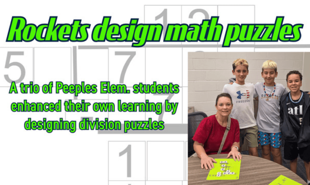 Peeples Elem. Trio Designs Division Puzzles