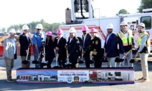 Fayetteville Fire Department and QTS Break Groun...