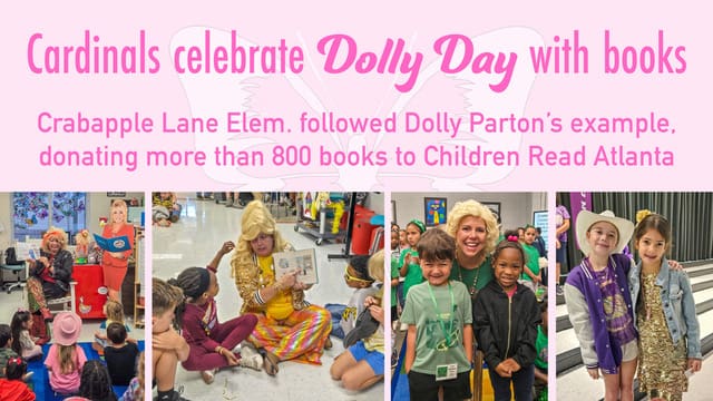 Cardinals celebrate Dolly Day with books