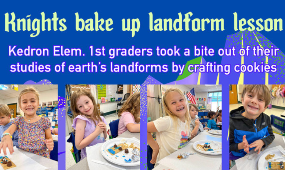 Kedron Elementary Bakes Up Landform Lesson