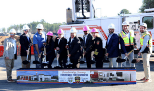 Fayetteville Fire Department and QTS Break Groun...