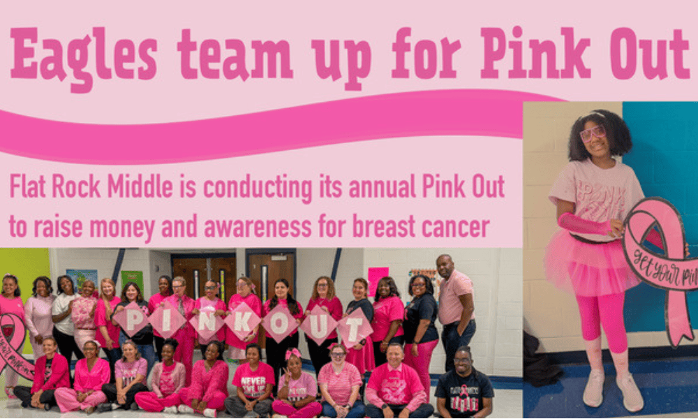 Flat Rock Teams Up for Pink Out