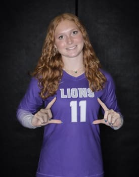 Zoe Joyner, Trinity Christian, Volleyball
