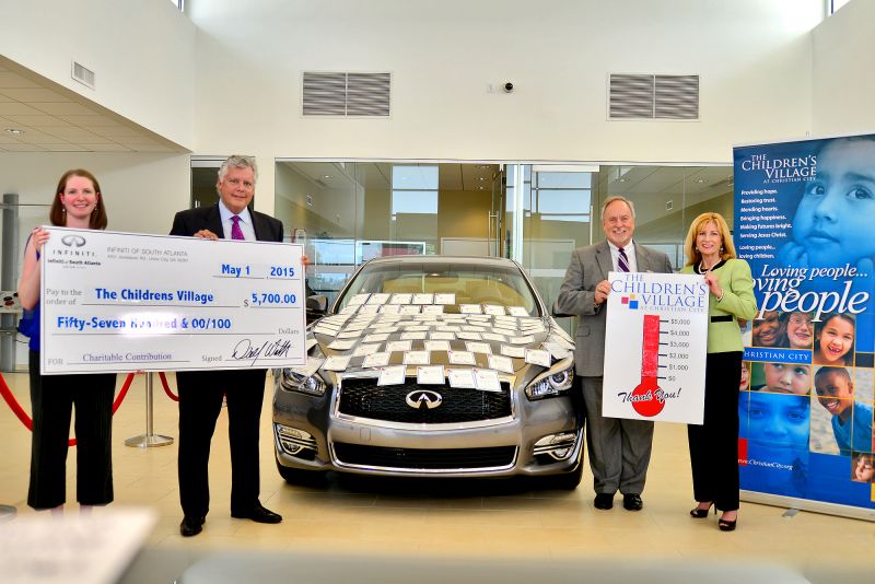 Auto dealer raised $5,700 for The Children&#8217...