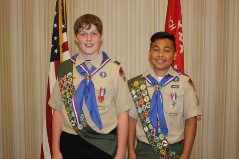 Eagle Scouts recognized