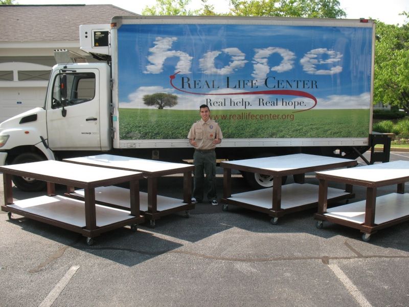 Eagle scout helps Real Life Center