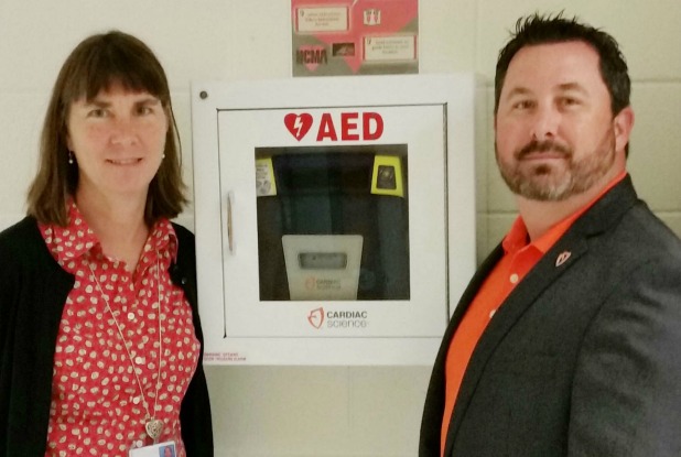 AEDs donated to school system