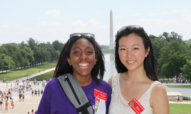 Local students at D.C. leadership event